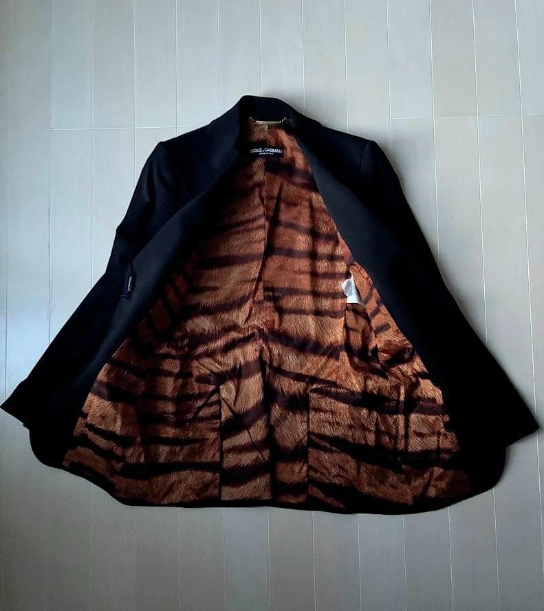 【新品、タグ付き、カバー付き】ドルチェ＆ガッバーナ ジャケット ブラック 38