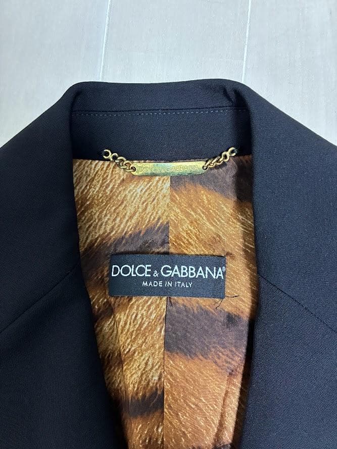 【新品、タグ付き、カバー付き】ドルチェ＆ガッバーナ ジャケット ブラック 38