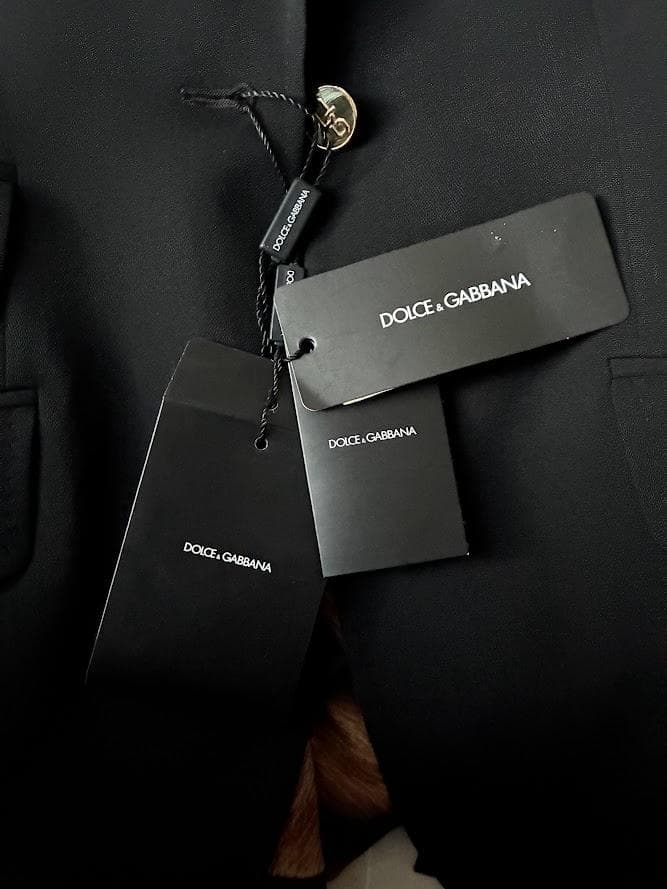 【新品、タグ付き、カバー付き】ドルチェ＆ガッバーナ ジャケット ブラック 38