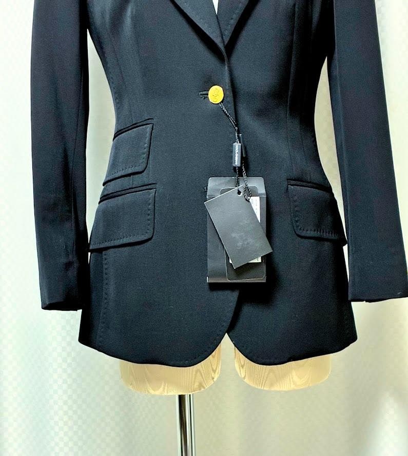 【新品、タグ付き、カバー付き】ドルチェ＆ガッバーナ ジャケット ブラック 38