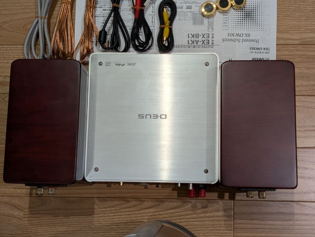 ビクターコンポ EX-AK1、SP-EXAK1、サブウーハー　SX-DW303