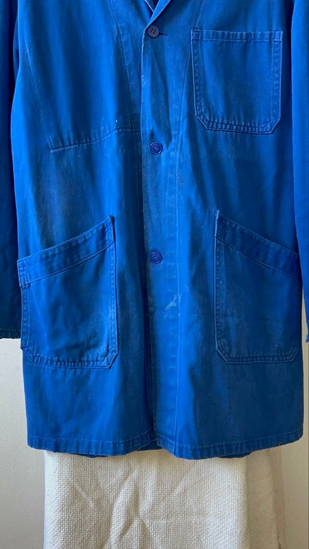 極上 40s フレンチヴィンテージ アトリエ ショップ ワークコート ユーロ