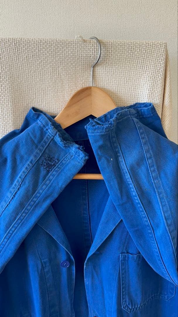 極上 40s フレンチヴィンテージ アトリエ ショップ ワークコート ユーロ