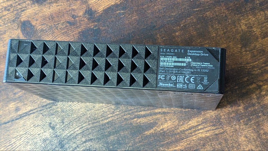 SEAGATE Expansion Desktop Drive 4TB 2個