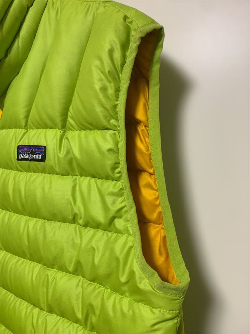 【希少カラー】Patagonia ダウンセーターベスト S ライムグリーン
