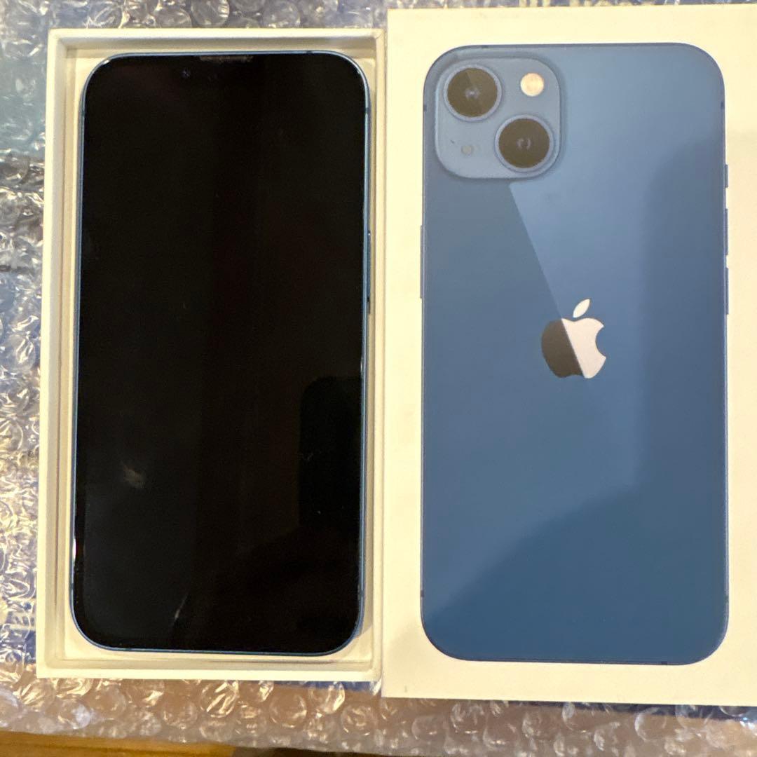 iPhone１３　ブルー