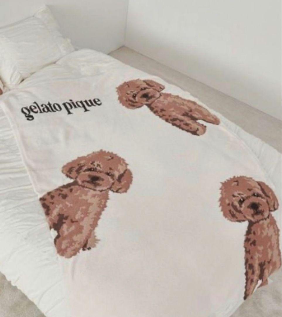 H*i様 新品未使用，タグ付き‼️パウダーDOG３柄ジャガードマルチカバー トイ