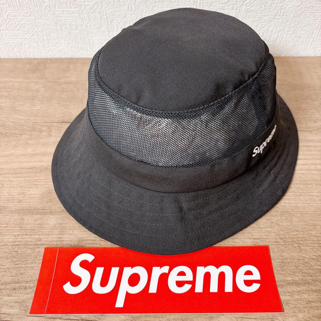 正規品　Supreme バケットハット　ハット　帽子　アメリカ製　ブラック　黒
