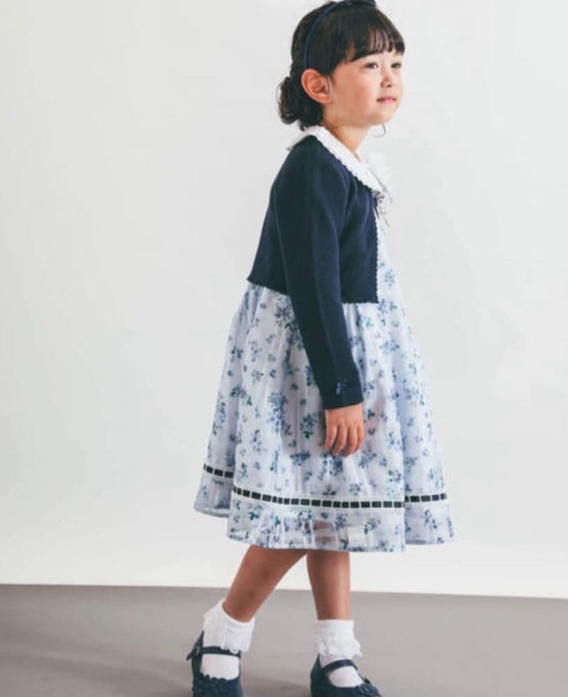 【極美品】BeBe セレモニードレス　ブラウス ボレロ　3点セット　130cm