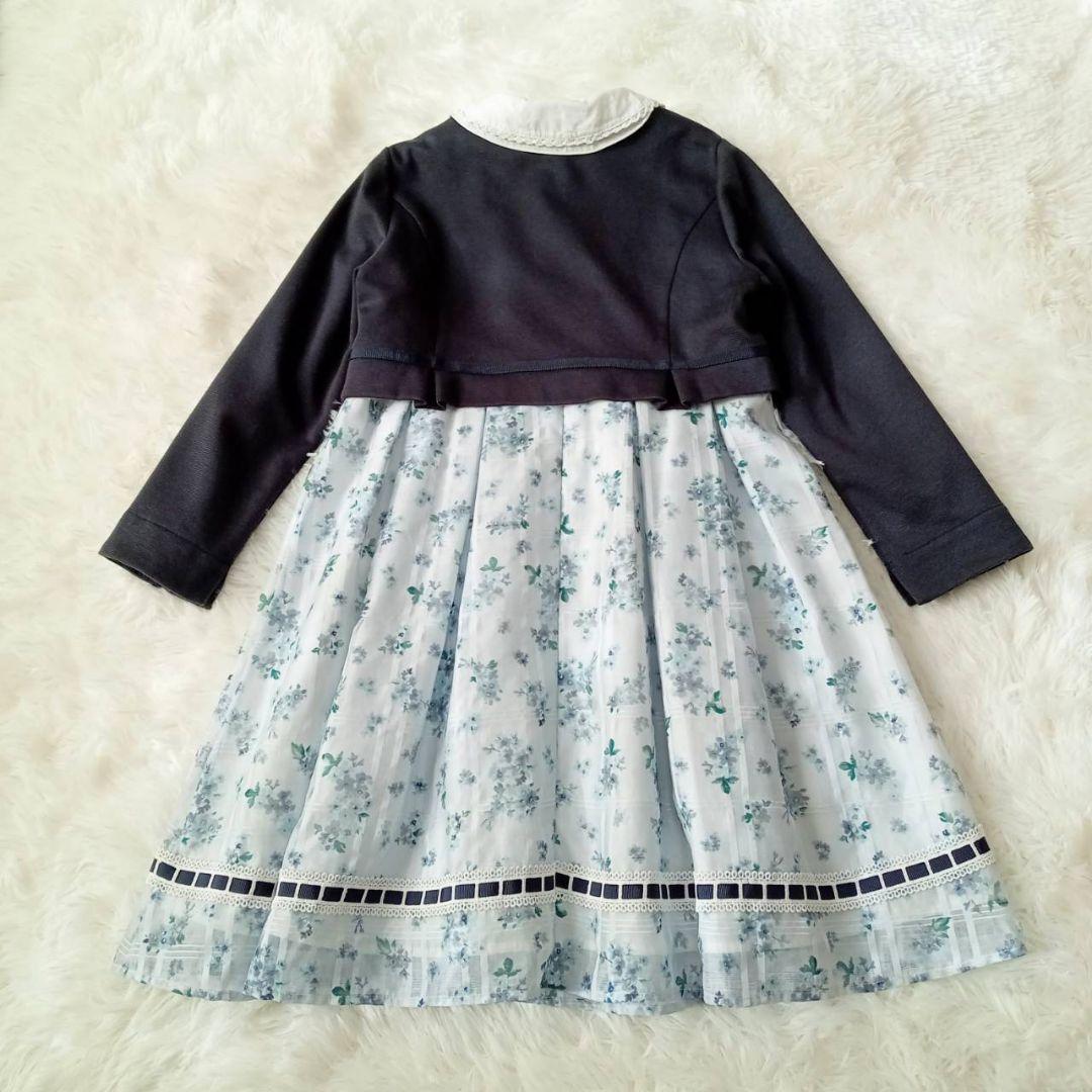 【極美品】BeBe セレモニードレス　ブラウス ボレロ　3点セット　130cm