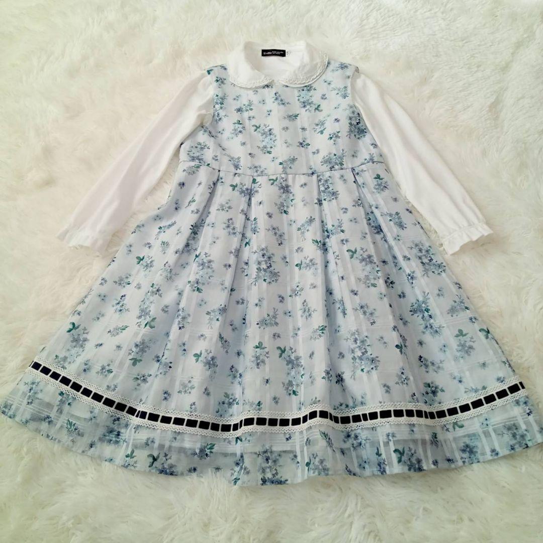 【極美品】BeBe セレモニードレス　ブラウス ボレロ　3点セット　130cm