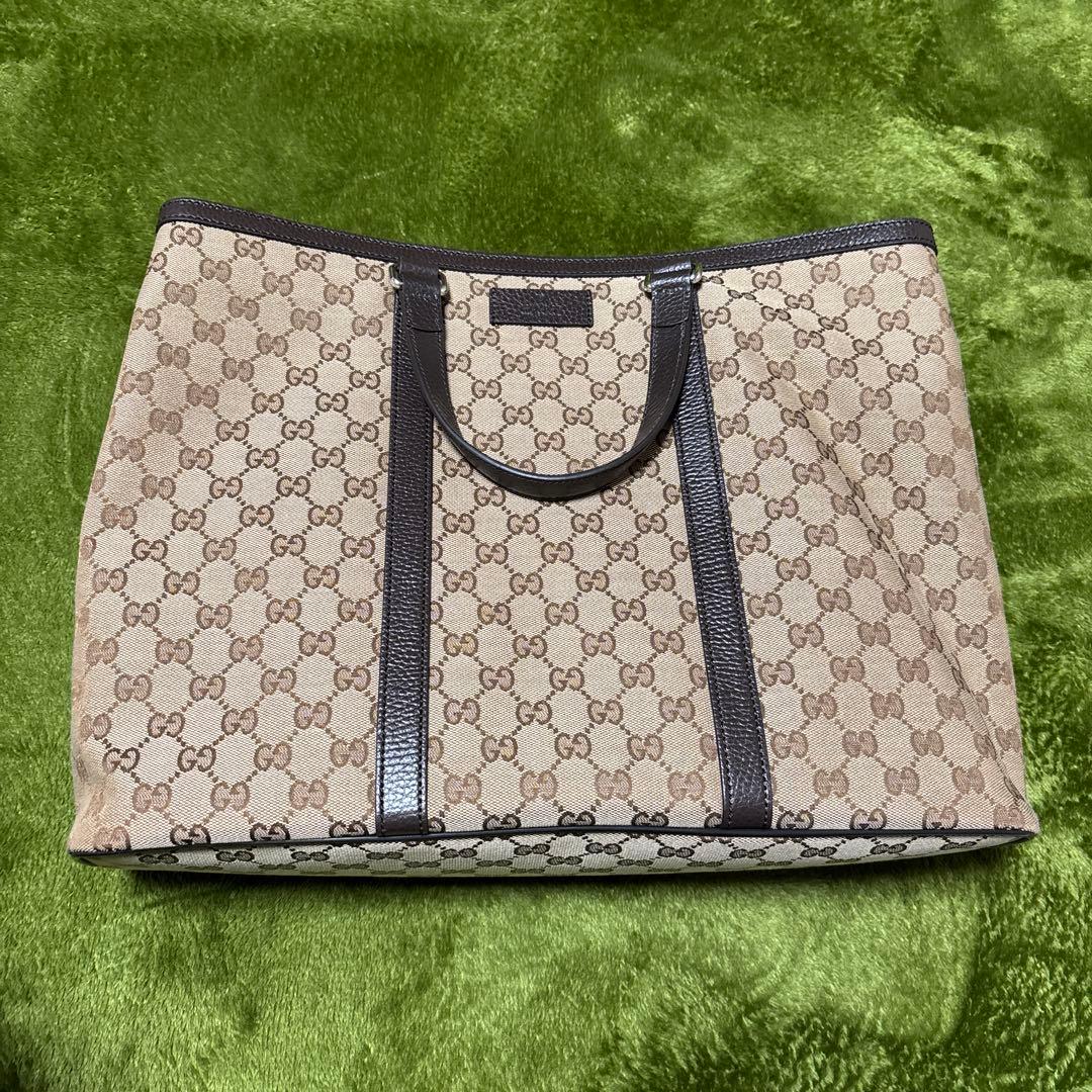 GUCCI GGキャンバス トートバッグ
