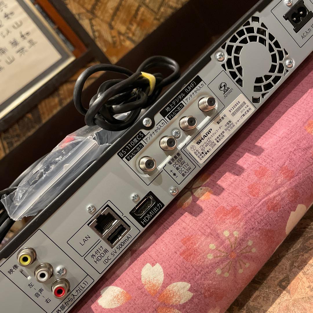 シャープ BD-W570 12倍録 1000GB換装！新品リモ等フル装備 完動品