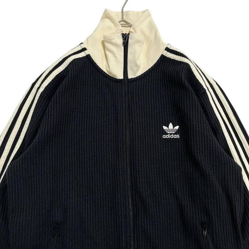 ☆8289 adidas ワッフル クラシック トラックトップ ブラック XL