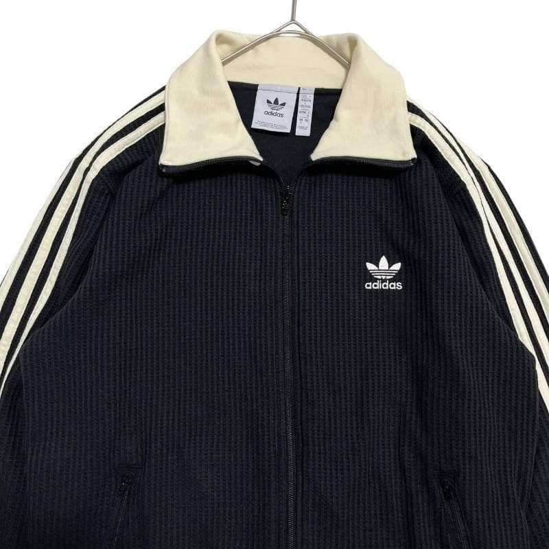 ☆8289 adidas ワッフル クラシック トラックトップ ブラック XL