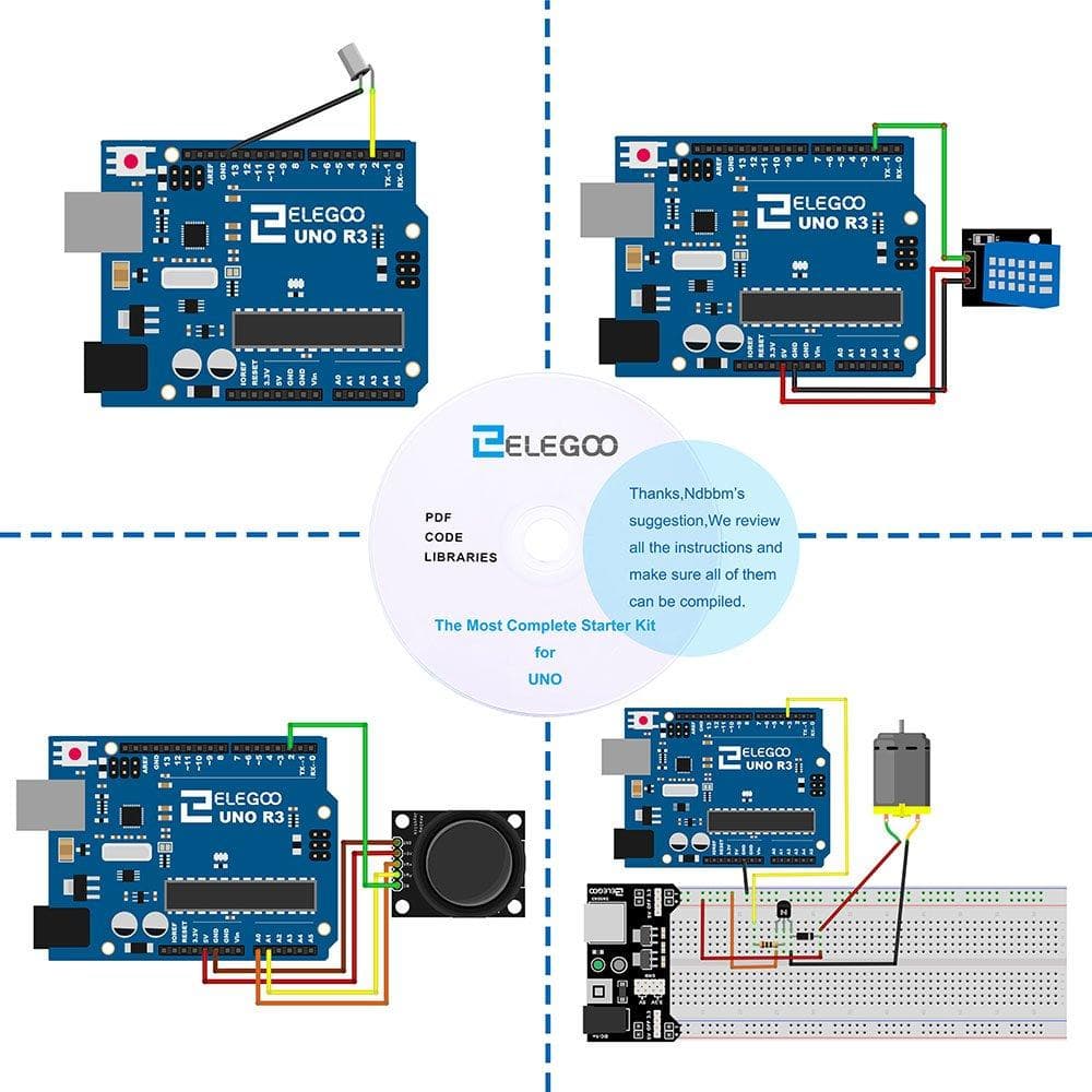 Arduino用のUNO R3 最終版スタータキット (63 Items)