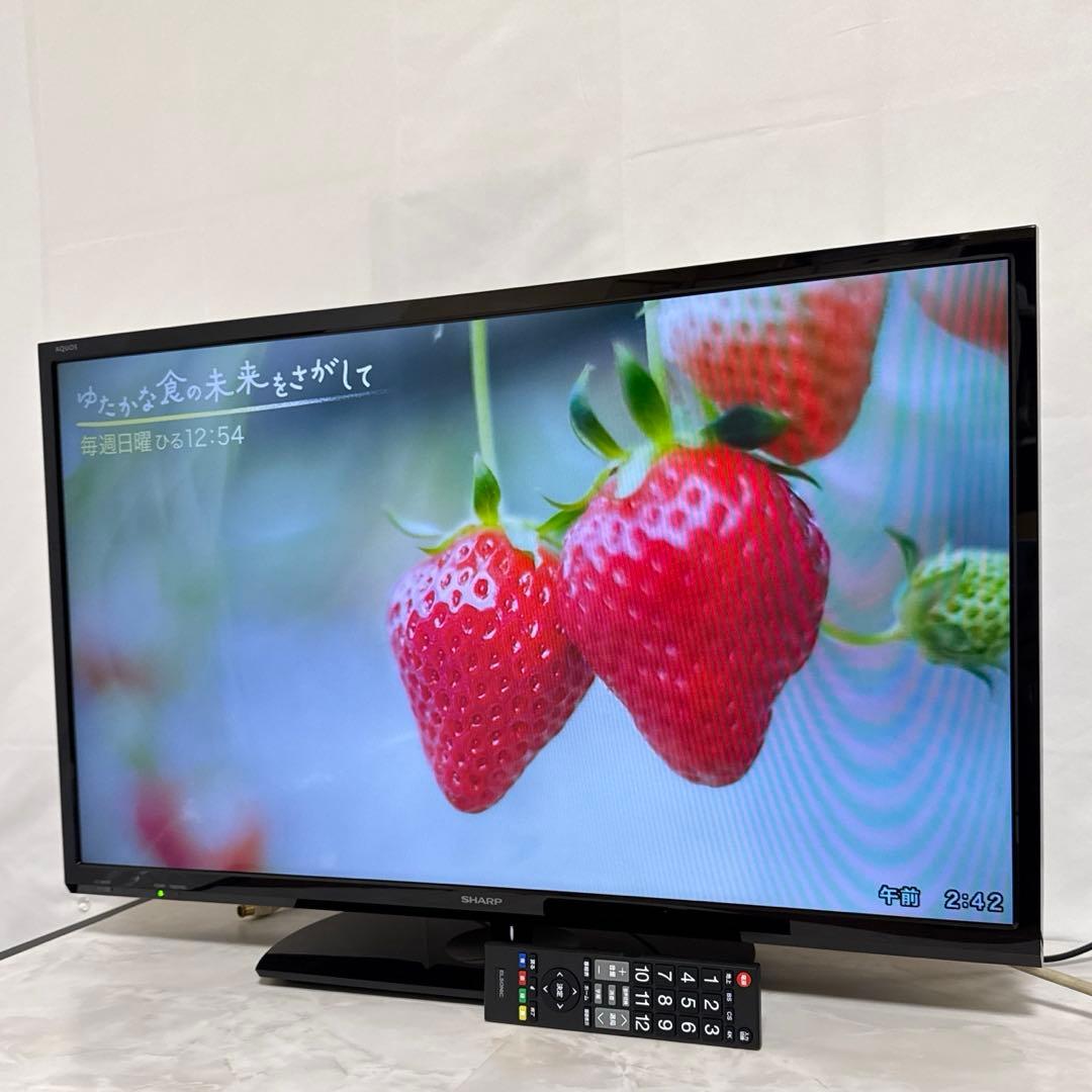 送料込 2016年製SHARP AQUOS 32V型液晶テレビ 外付録画機器対応