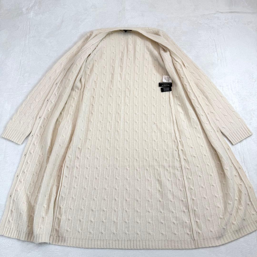 Ralph Lauren ケーブル ニット ロング カーディガン カシミヤ