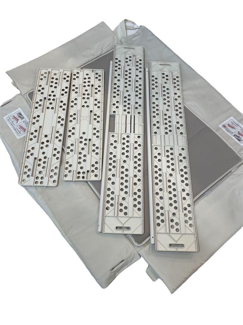 【里帰りも自宅も】ベビーベッド ココネルエアープラスAB ホワイトベージュ