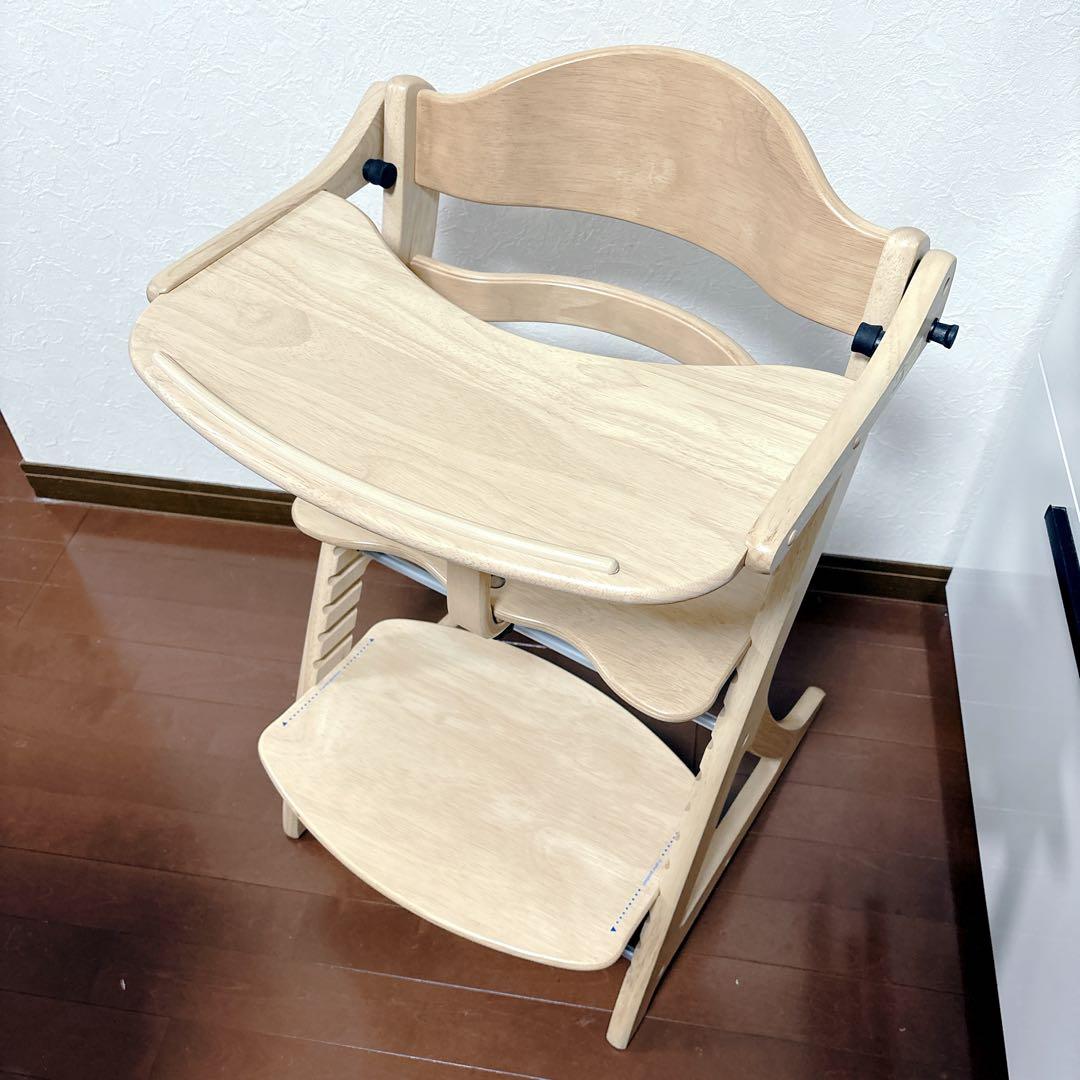 【極美品】大和屋 すくすくチェアプラス テーブル＆ガード付