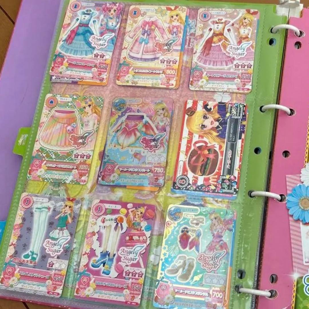 アイカツ 9ポケットバインダー　付きカードまとめ