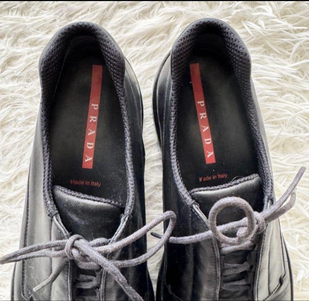 プラダスポーツ　アメリカズカップ　革靴　アーカイブ