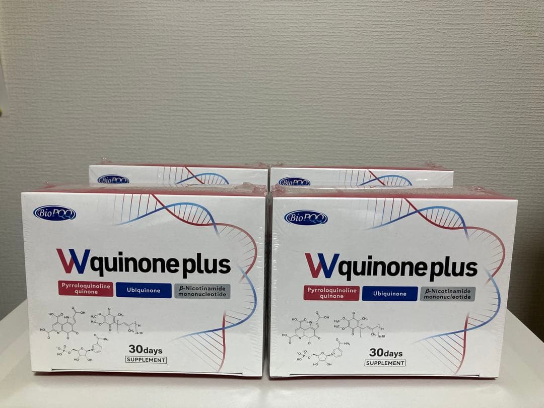 【未開封】Wquinone plus 30日分 サプリｘ4個（バラ売可）