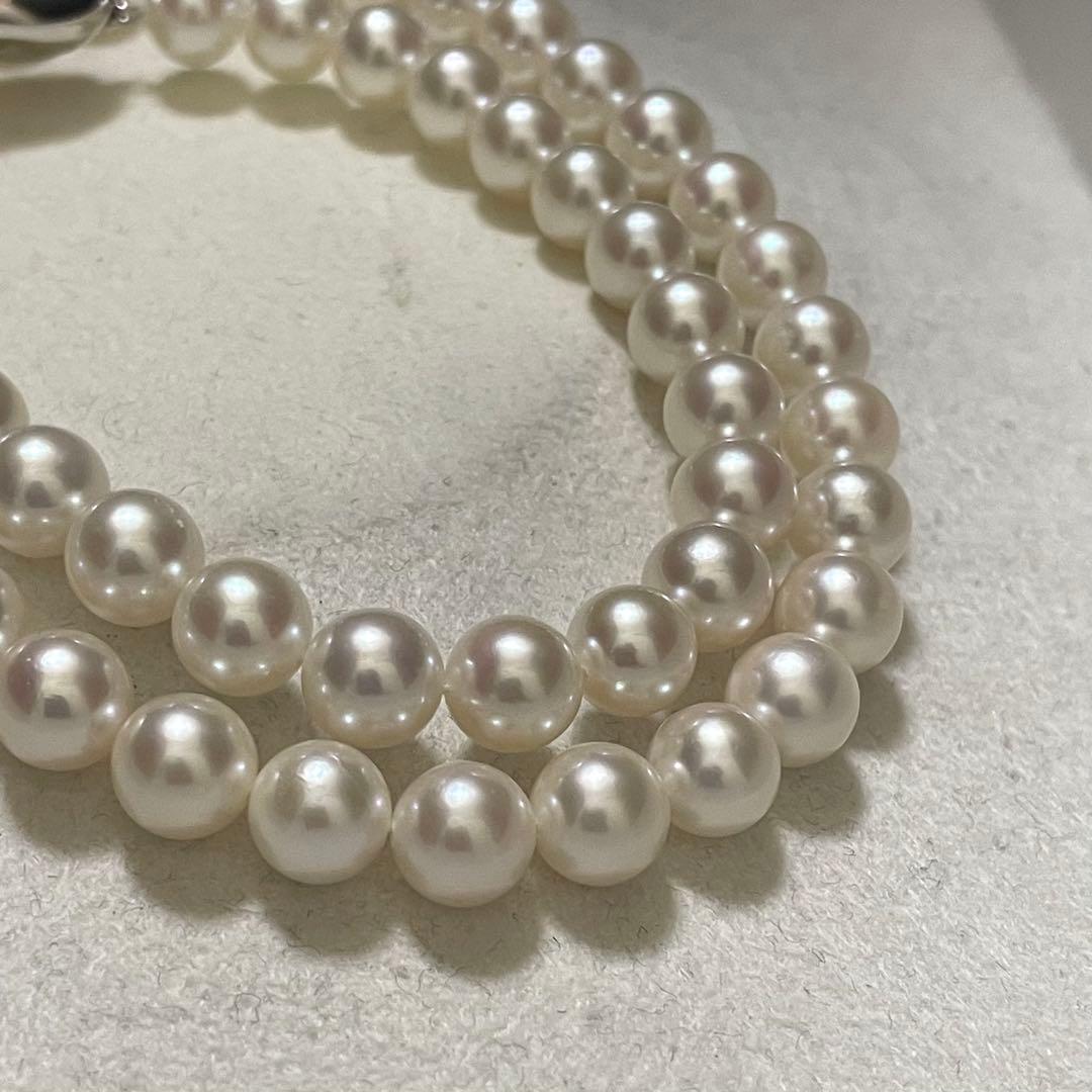 Mgnad 真珠✨Pt900】あこや本真珠 ネックレス ピアス 7.0