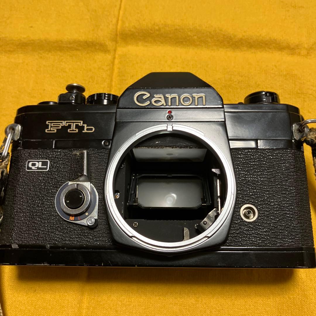 完動品キャノンFTB-QLブラックボディ+ズームレンズFD28-85mm