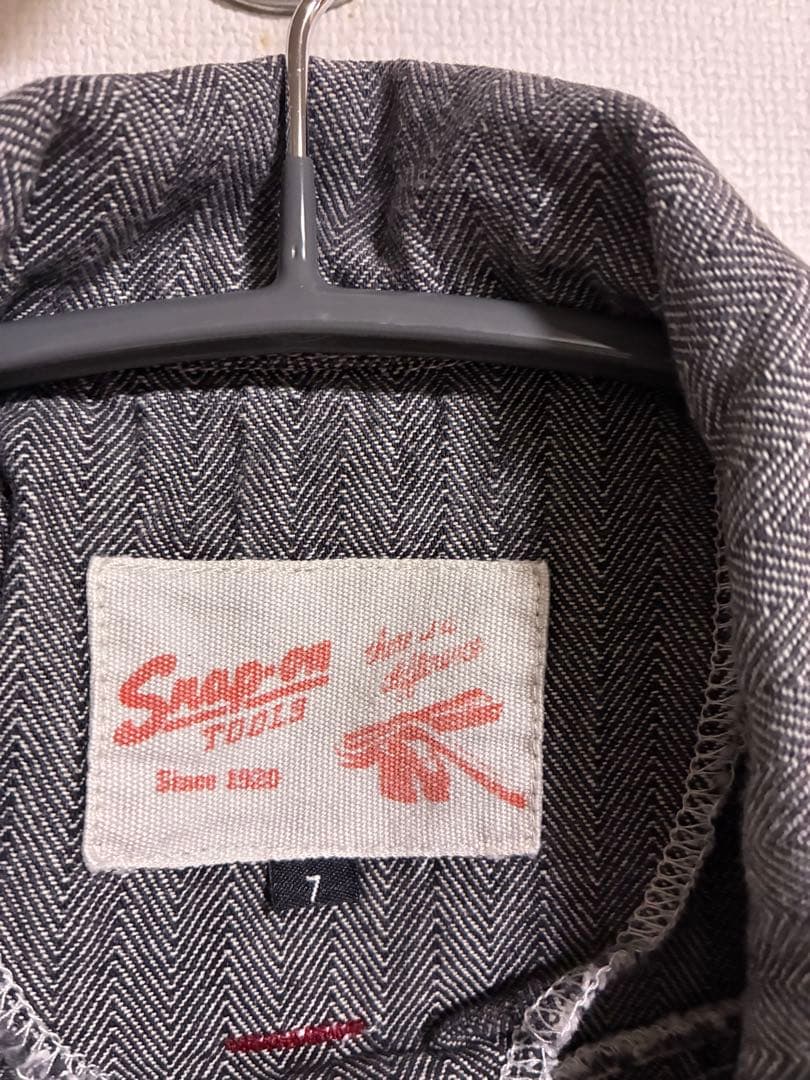 Snap-on つなぎ160 XS 美品　希少　ヘリンボーン