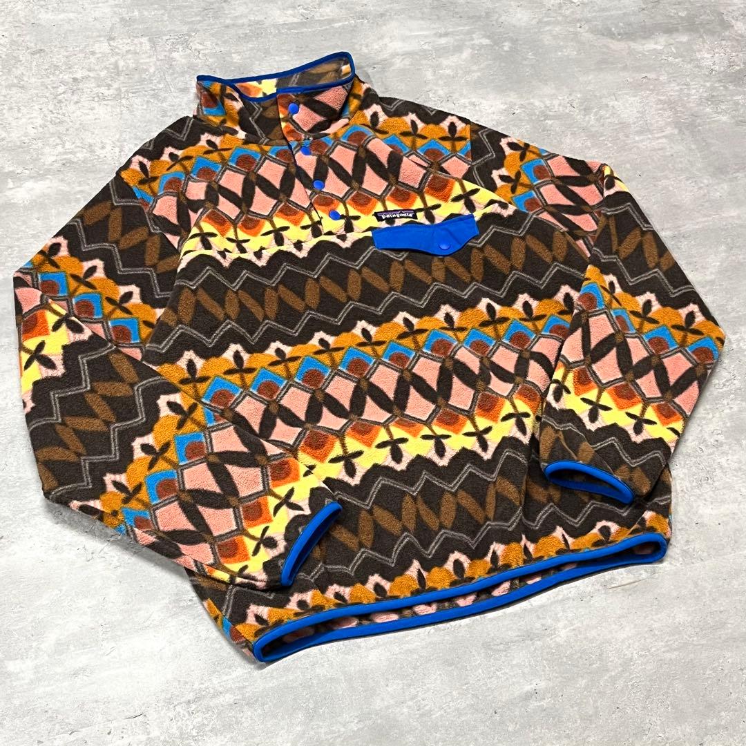 patagonia Fleece SYNCHILLA Snap-T 総柄