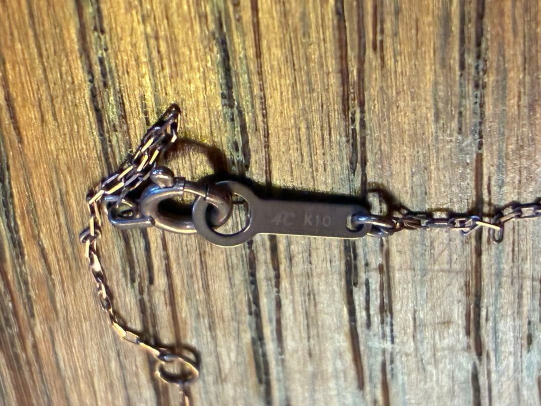 4℃ ヨンドシー　K10 ネックレス　アメジスト　ダイヤモンド　2月誕生石