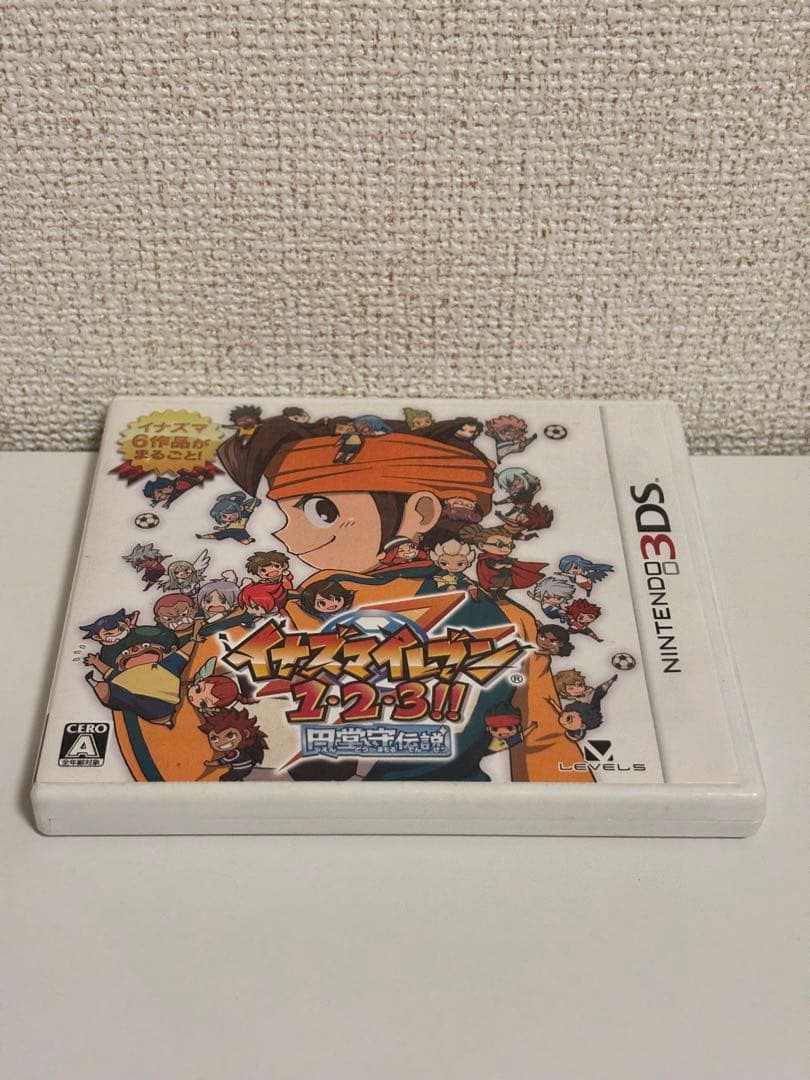 3DS イナズマイレブン1・2・3 円堂守伝説　ケース付