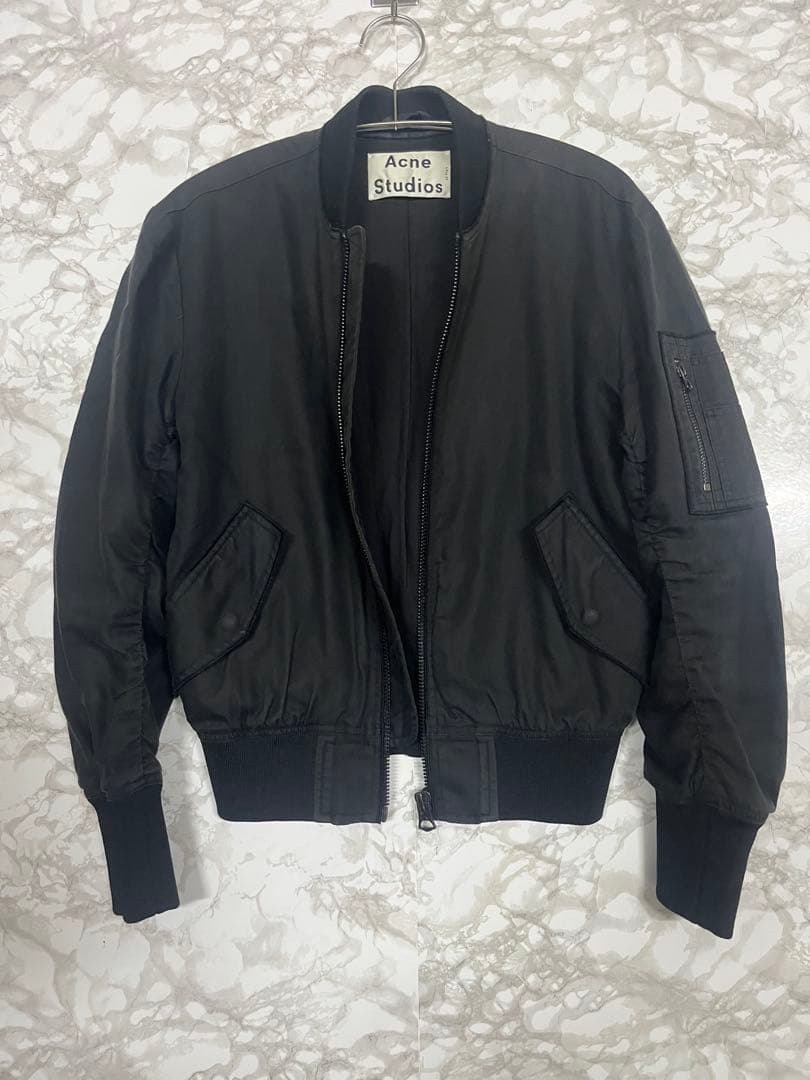Acne Studios ブラック ボンバージャケット