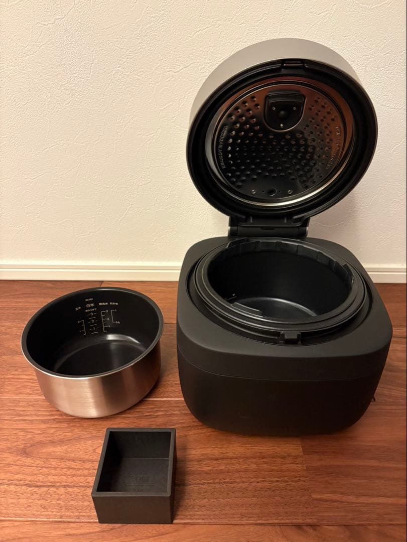 バルミューダ ザ・ゴハン ブラック 3合炊き K08A-BK