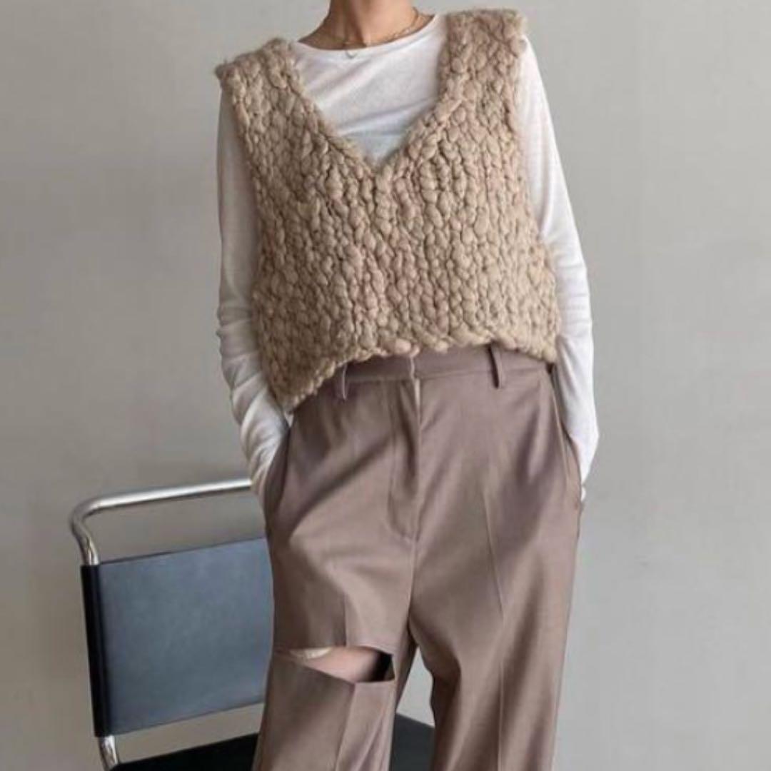 searoomlynn HM extra warm 2wayニットベスト