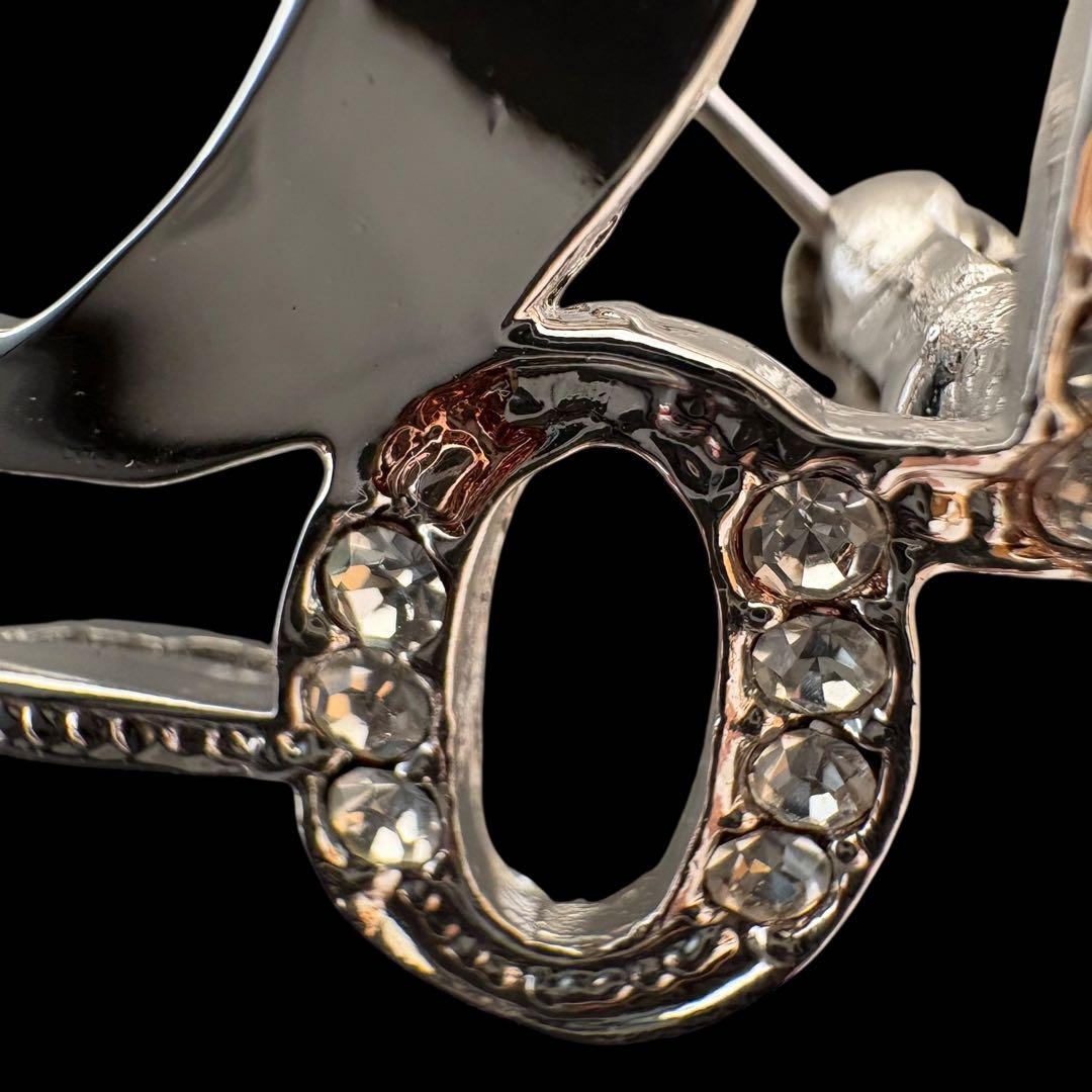 【美品 正規品 】クリスチャンディオール Diorブローチ　ラインストーン