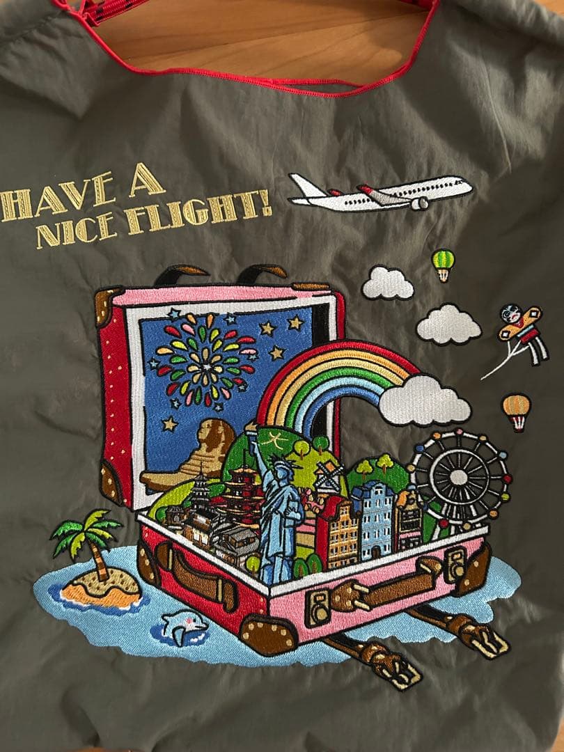 JALコラボ第一弾　Ball & Chain エコバッグ グレー