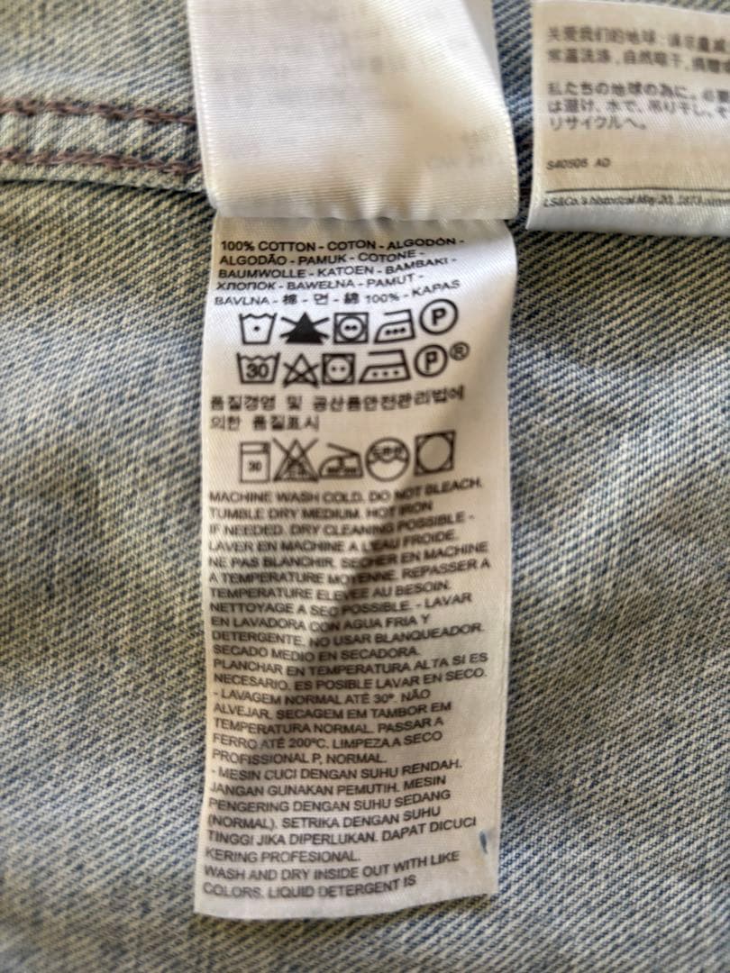 LEVI'S デニムジャンバーニューヨークで購入新品未使用品サイズ4