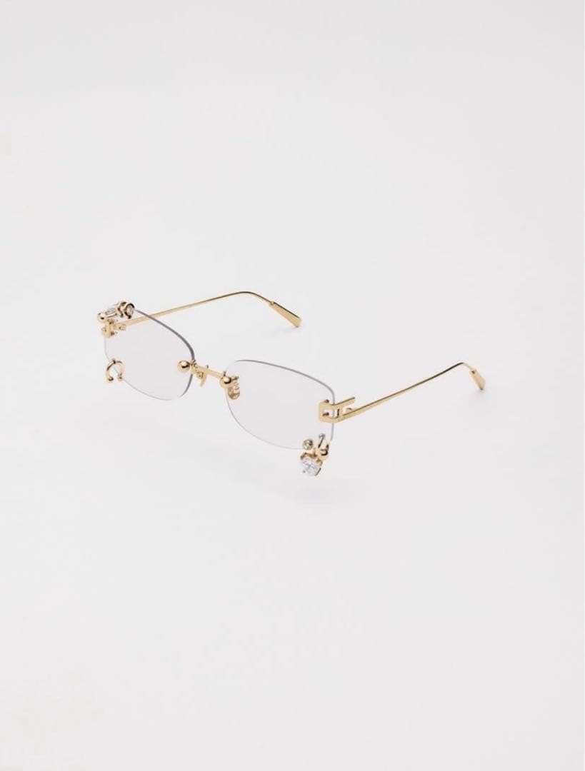 【値下げ】AMBUSH pierced サングラスゴールド　即日発送