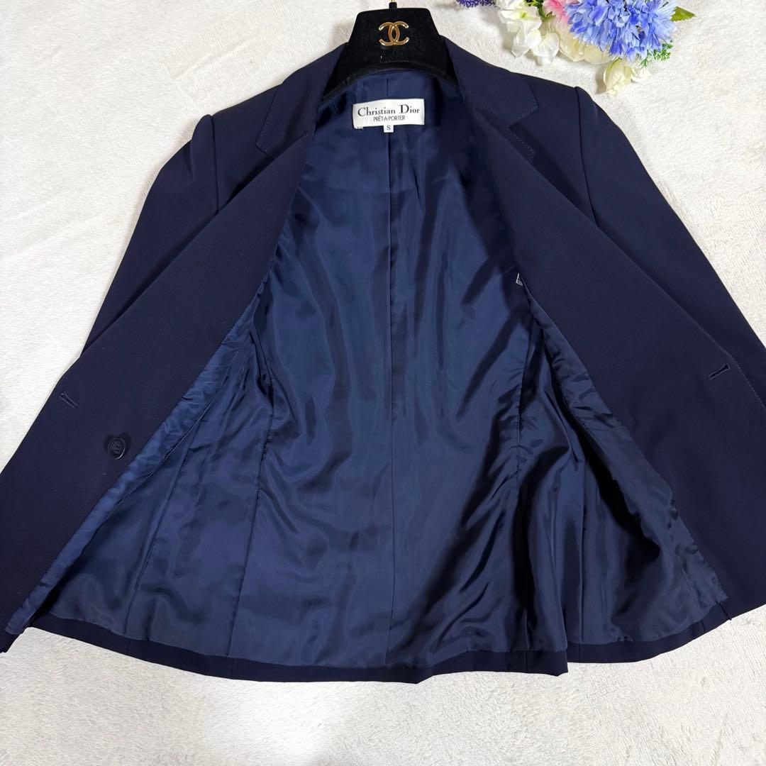 美品★Christian Dior★紺ブレ テーラードジャケット ネイビー S