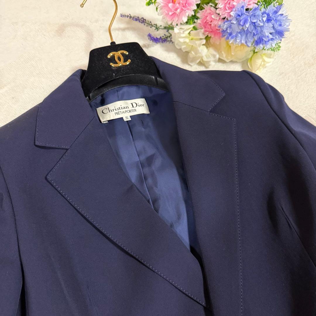 美品★Christian Dior★紺ブレ テーラードジャケット ネイビー S