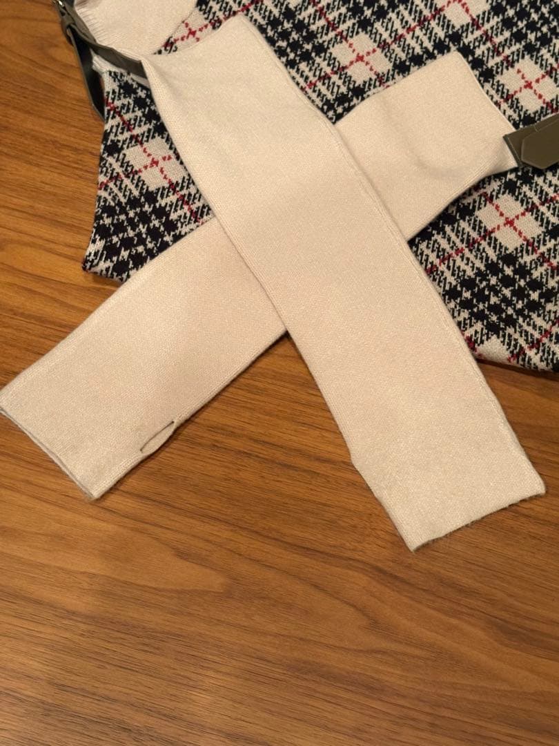 Randy ベルテッドプレイドファーミニワンピース