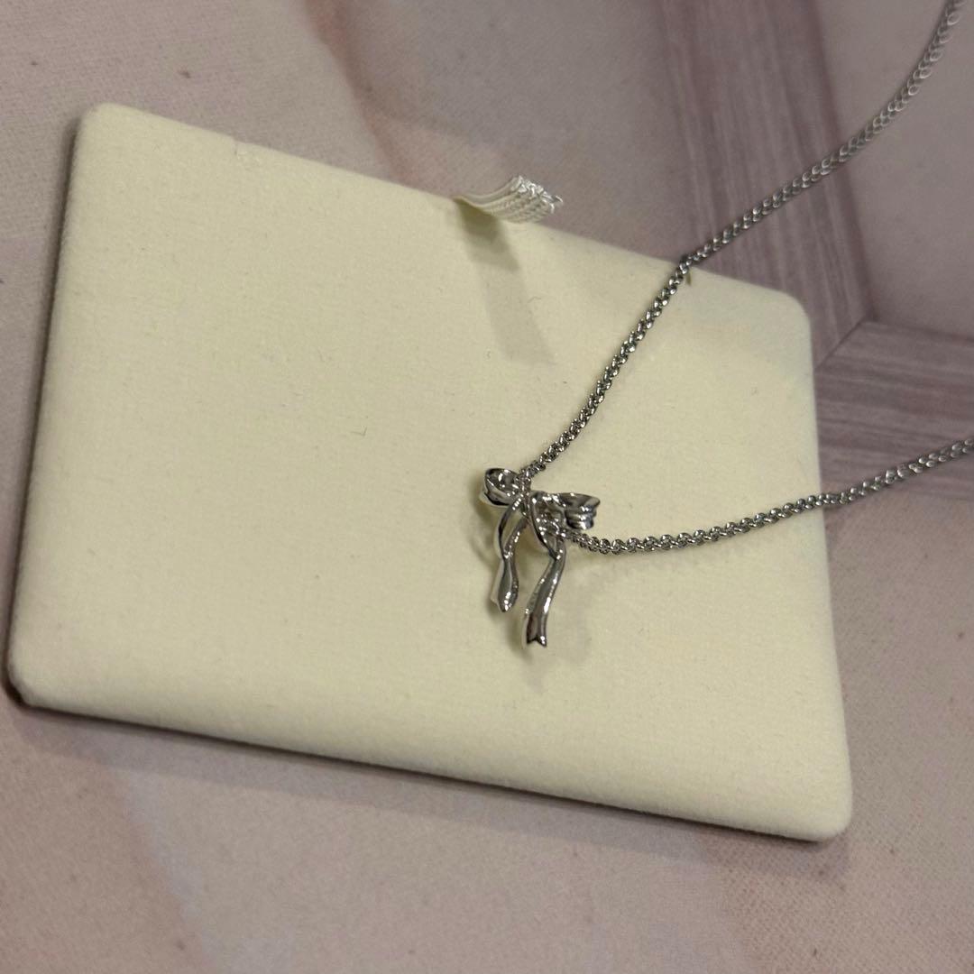 MIKIMOTO　ミキモト真珠島　リボンパールネックレス