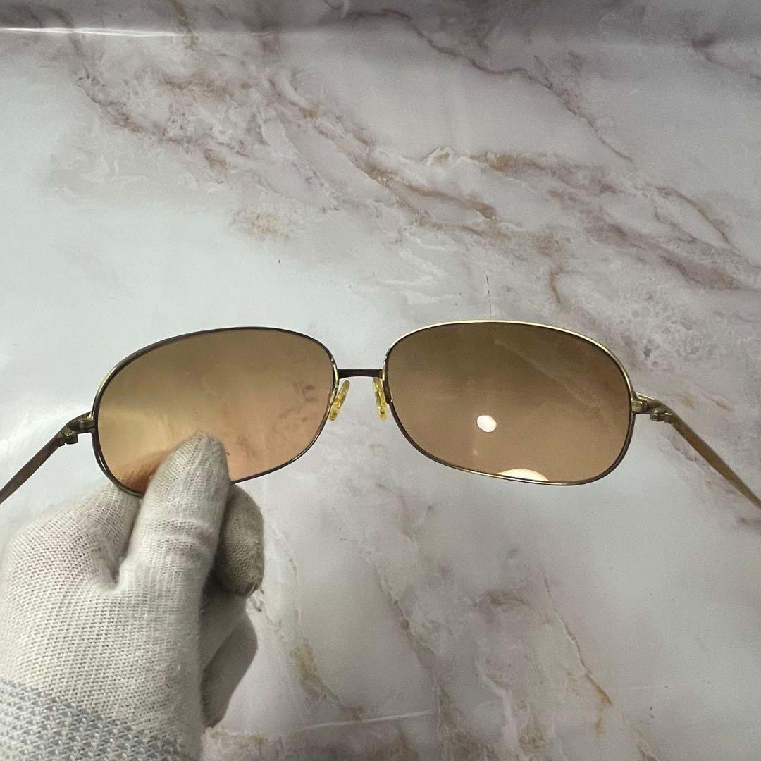 オリバーピープルズ オーバル y2k アンティーク サングラス ケース付き