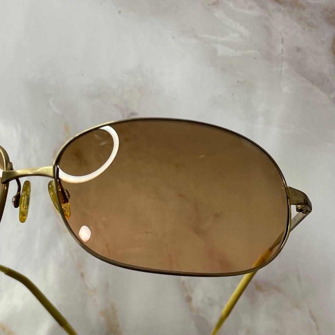 オリバーピープルズ オーバル y2k アンティーク サングラス ケース付き