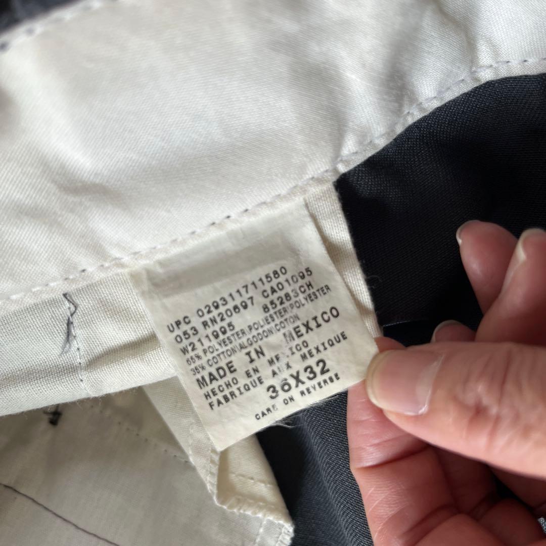 Dickies メキシコ製　ワークパンツ ダブルニー　W36×32 グレー