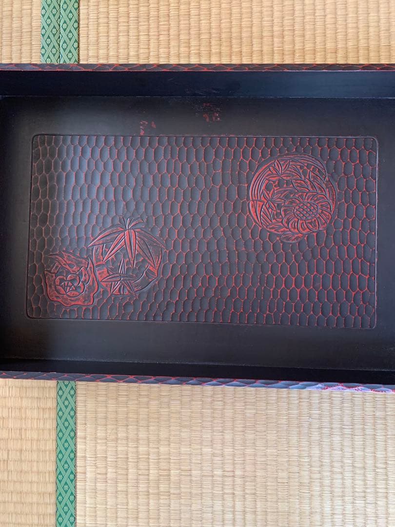 鎌倉彫　乱れ箱　二箱