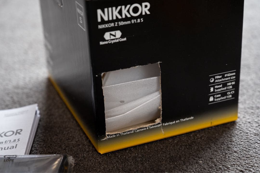 【中古美品】NIKKOR Z 50mm f/1.8 S