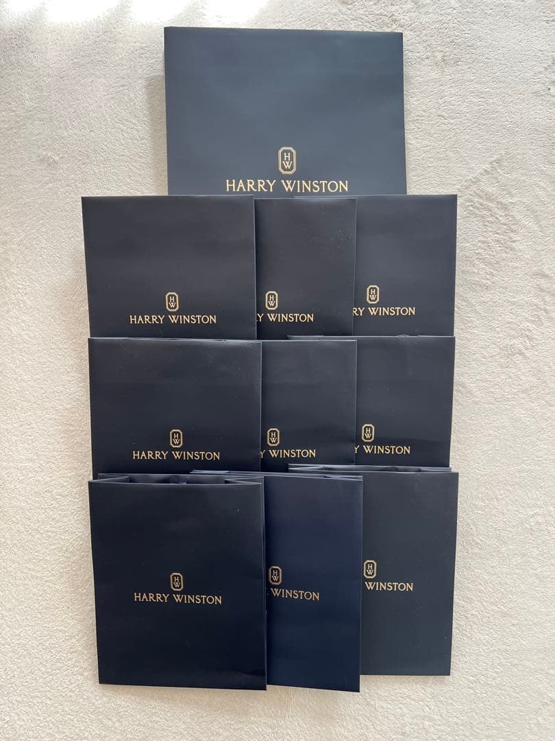 ハリーウィンストン 10枚 HARRY WINSTON 紙袋 ショッパー